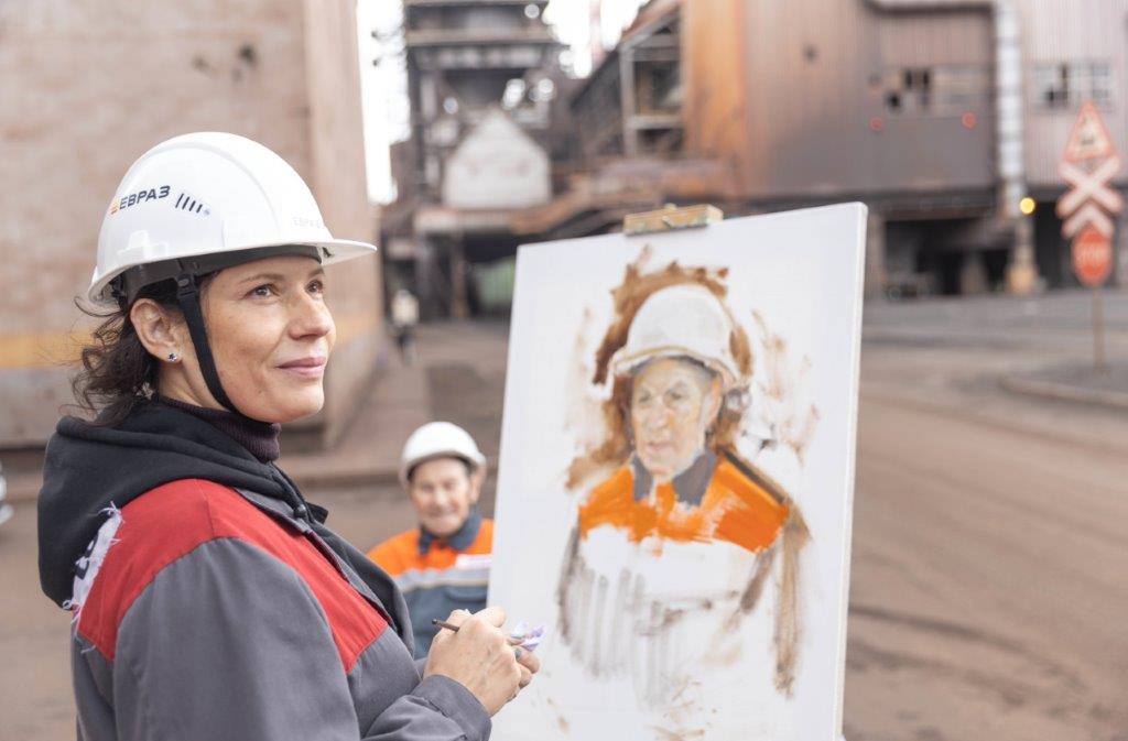 Фото - На ЕВРАЗ НТМК впервые прошла индустриальная биеннале для художников, посвященная 85-летию комбината